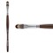 Borciani e Bonazzi Unico Synthetic Mongoose Artist Paint Brush - Series 802 Filbert - Size #14 - Watercolors, Oil & Acrylic Paint - Handcrafted in Italy, Anti-Roll Design, Ergonomic Medium Handle